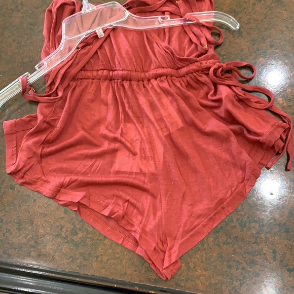 NWT{Somedayslovin}Sz XS Rust Tides Jersey Playsuit - Picture 7 of 13